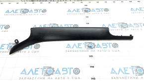Decorat panou fata dreapta Jeep Grand Cherokee WK2 16-19 lemn inchis cu crom, fisura in fixare