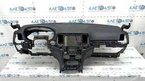 Panoul frontal Torpedo cu AIRBAG Jeep Grand Cherokee WK2 14-21 negru, cu suprapuneri