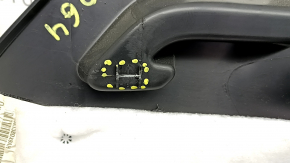 Decorație arc dreapta Jeep Grand Cherokee WK2 17-20 negru, zgârieturi, elemente de fixare rupte