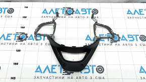 Накладка кнопок руля Jeep Grand Cherokee WK2 14-19 в сборе, потерта, трещины в креплениях