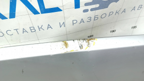 Накладка губы переднего бампера Audi Q5 80A 18-20 потертости, песок