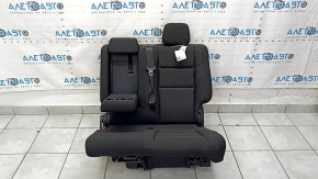 Заднее сидение левое Jeep Grand Cherokee WK2 18-22 ткань черная, под химчистку, с ремнем