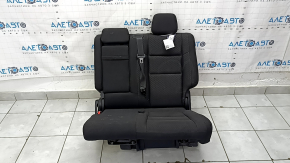 Заднее сидение левое Jeep Grand Cherokee WK2 18-22 ткань черная, под химчистку, с ремнем