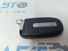 Ключ Jeep Cherokee KL 14-23 smart 5 кнопок, царапины, тычки, полез хром