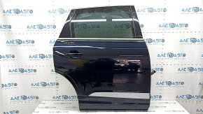 Дверь в сборе задняя правая Audi Q7 16-26 алюминий, keyless, доводчик, тонировка, под шторку, синий LC5M