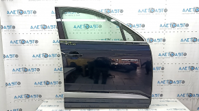 Дверь в сборе передняя правая Audi Q7 16-19 алюминий, keyless, доводчик, синий LC5M