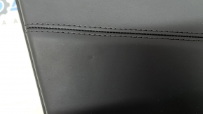 Garnitura portiera fata stanga Audi Q7 16-19 negru, jos piele neagra, cotiera piele maro, inserare Alcantara neagra, Bose, sub perdea cu maner si suprapunere neagra lucioasa, zgarieturi, zgarieturi