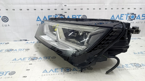 Фара передняя левая в сборе Audi Q5 80A 18-20 LED, песок, царапины, тычки