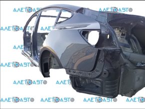 Четверть крыло задняя левая Tesla Model 3 18- на кузове, графит PMNG