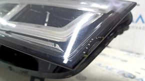 Фара передняя правая в сборе Audi Q5 80A 18-20 LED, царапины, нет одного крепления