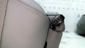 Обшивка водительского сидения Audi Q5 80A 18-20 Sport, кожа, серая, подогрев, перфорация, под вентиляцию