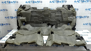 Покрытие пола задний Ford Escape MK3 13-19 черный тип 2 под химчистку