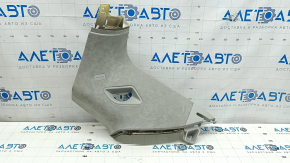 Decorat luneta dreapta Audi Q7 16-23 gri alcantara, zgarieturi, ars