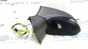 Зеркало боковое левое в сборе Lexus ES300h ES350 13-15 14 пинов, BSM, подсветка, поворотник, графит, песок, царапина