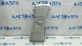 Curea de ornamente stâlp central dreapta Audi Q7 16-23 gri alcantara, curatabila uscata