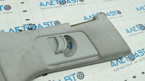 Curea de ornamente stâlp central dreapta Audi Q7 16-23 gri alcantara, curatabila uscata