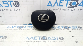 Подушка безопасности airbag в руль водительская Lexus ES300h ES350 13-16 дорест, ржавый пиропатрон, царапины