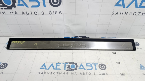 Garnitură prag față dreapta exterioară Lexus ES300h ES350 13-18 crom, zgârieturi