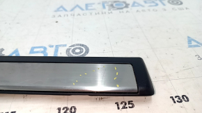 Garnitură prag față dreapta exterioară Lexus ES300h ES350 13-18 crom, zgârieturi