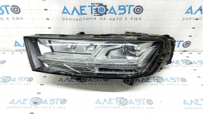 Far fata stanga complet Audi Q7 16-19 LED, nisip