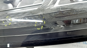Фара передняя левая в сборе Audi Q7 16-19 LED, потрескан лак