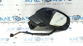 Зеркало боковое правое в сборе Audi Q7 16-19 15+4 пинов, подогрев, автозатемнение, автоскладывание, поворотник, камера, BSM, синее