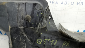Защита днища задняя правая Audi Q5 80A 18-24 надрывы, примята