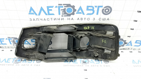 Решетка переднего бампера правая Audi Q7 16-19 хром под парктроник и радар с накладкой