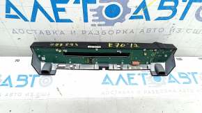Панель управления CD Radio BMW X5 E70 07-13 сломаны крепления