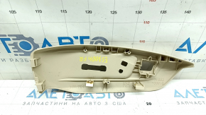 Накладка боковая пассажирского сидения правая верхняя Lexus ES300h ES350 13-18 бежевая, под управление