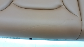 Задний ряд сидений 3 ряд нижняя часть Audi Q7 16-19 кожа коричневая, с каркасом, царапины
