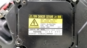 Фара передняя левая в сборе Lexus ES300h ES350 13-15 дорест ксенон + LED DRL, царапины, тычки, под полировку