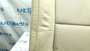 Задний ряд сидений 2 ряд верхняя часть Lexus ES300h ES350 13-14 без airbag, кожа бежевая, перфорация, с подлокотником, примята кожа, под химчистку