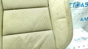 Задний ряд сидений 2 ряд нижняя часть Lexus ES300h ES350 13-14 кожа бежевая, перфорация, примята кожа, под химчистку