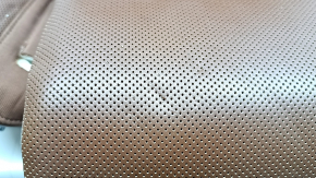 Scaun sofer Audi Q7 16-19 fara airbag, piele maro, incalzire, ventilatie, cu zgarieturi,