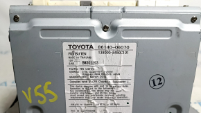 Дисплей радио дисковод проигрыватель Toyota Camry v55 15-17 usa царапина