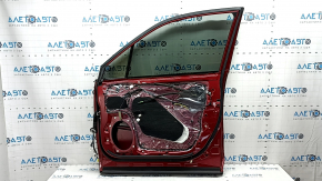 Дверь в сборе передняя правая Subaru Forester 14-18 SJ красный H2Q, тычки, вмятина