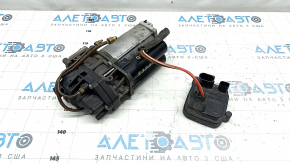 Компрессор пневмоподвески Audi Q7 16-23 без кронштейна, сломаны крепления блока управления