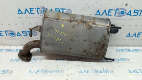 Toba de eșapament partea din spate cu butoi Lexus ES300h 13-18 ruginit