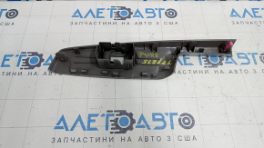 Накладка управления стеклоподъемником двери задней правой Toyota Prius V 12-17 серая, царапины