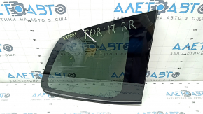 Geam jaluzel spate dreapta Subaru Forester 14-18 SJ nuanțat, turnare negru mat, etanșare ruptă, etanșare desprinsă, cap la cap