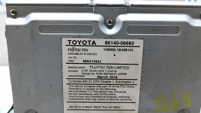 Дисплей радио дисковод проигрыватель Toyota Camry v55 15-17 usa царапины