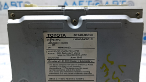 Дисплей радио дисковод проигрыватель Toyota Camry v55 15-17 usa царапины, сломано крепление