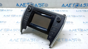 Дисплей радио дисковод проигрыватель Toyota Camry v55 15-17 usa царапины, потерты кнопки