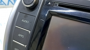 Дисплей радио дисковод проигрыватель Toyota Camry v55 15-17 usa царапины, потерты кнопки