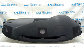 Торпедо передняя панель с AIRBAG Lexus ES300h ES350 13-18 черная с бежевыми накладками, ржавый пиропатрон, под чистку