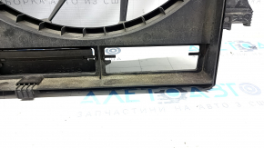 Диффузор кожух радиатора голый Audi Q7 16-26 2.0T, 3.0T под 2 вентилятора 1200W без 1 заслонки