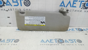 Козырек левый Toyota Prius V 12-17 серый, без крючка, под химчистку