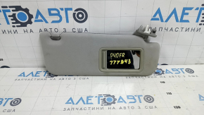 Козырек правый Toyota Prius V 12-17 серый, без крючка, под химчистку