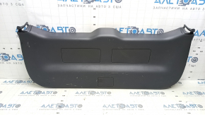 Decorație inferioară uși portbagaj Toyota Prius V 12-14 gri închis, zgârieturi, zgâriate 